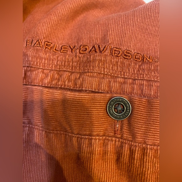 Harley-Davidson Corduroy Button Down Shirt - Picture 7 of 9